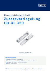 Zusatzverriegelung für OL 320 Produktdatenblatt DE