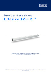 ECdrive T2-FR  * Product data sheet EN