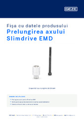 Prelungirea axului Slimdrive EMD Fișa cu datele produsului RO