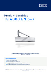 TS 4000 EN 5-7 Produktdatablad SV