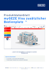 myGEZE Visu zusätzlicher Bedienplatz  * Produktdatenblatt DE