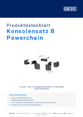 Konsolensatz B Powerchain Produktdatenblatt DE