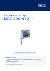 MBZ 300 N72  * Termék adatlap HU