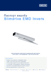 Slimdrive EMD Invers Паспорт виробу UK