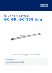 GC GR, GC 338 için Ürün veri sayfası TR