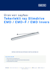 Tekerlekli ray Slimdrive EMD / EMD-F / EMD Invers Ürün veri sayfası TR