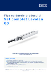 Set complet Levolan 60 Fișa cu datele produsului RO
