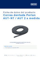Correa dentada Perlan AUT-NT / AUT 2 a medida Ficha de datos del producto ES