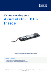 Akumulator ECturn Inside  * Karta katalogowa PL