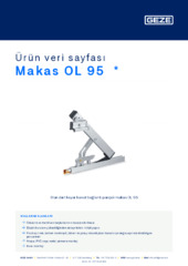 Makas OL 95  * Ürün veri sayfası TR