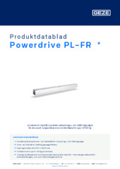 Powerdrive PL-FR  * Produktdatablad SV