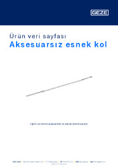 Aksesuarsız esnek kol Ürün veri sayfası TR