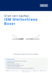 ISM Gleitschiene Boxer Ürün veri sayfası TR