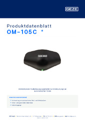 OM-105C  * Produktdatenblatt DE