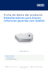 Embellecedores para brazos inferiores (puertas con retallo) Ficha de datos del producto ES