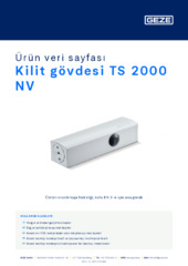 Kilit gövdesi TS 2000 NV Ürün veri sayfası TR