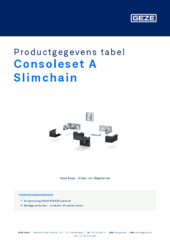 Consoleset A Slimchain Productgegevens tabel NL