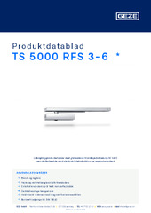 TS 5000 RFS 3-6  * Produktdatablad DA