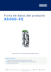 A5000-FE Ficha de datos del producto ES