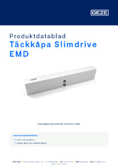 Täckkåpa Slimdrive EMD Produktdatablad SV