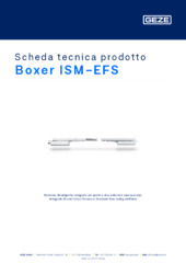 Boxer ISM-EFS Scheda tecnica prodotto IT