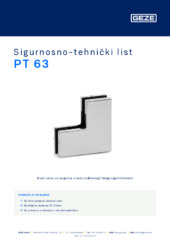 PT 63 Sigurnosno-tehnički list HR