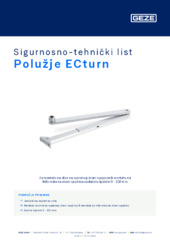 Polužje ECturn Sigurnosno-tehnički list HR