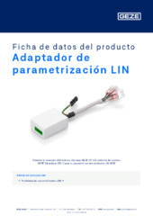 Adaptador de parametrización LIN Ficha de datos del producto ES