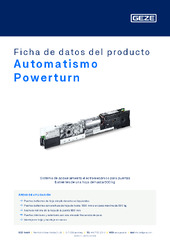 Automatismo Powerturn Ficha de datos del producto ES