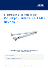 Polužje Slimdrive EMD Invers  * Sigurnosno-tehnički list HR