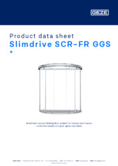 Slimdrive SCR-FR GGS  * Product data sheet EN