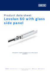 Levolan 60 with glass side panel Product data sheet EN
