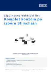 Komplet konzola po izboru Slimchain Sigurnosno-tehnički list HR