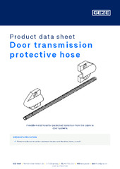 Door transmission protective hose Product data sheet EN