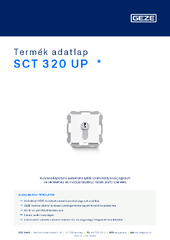 SCT 320 UP  * Termék adatlap HU