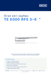 TS 5000 RFS 3-6  * Ürün veri sayfası TR