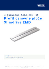 Profil osnovne ploče Slimdrive EMD Sigurnosno-tehnički list HR