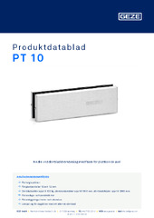 PT 10 Produktdatablad SV