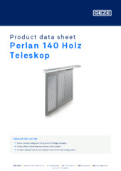 Perlan 140 Holz Teleskop Product data sheet EN