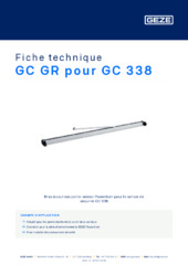 GC GR pour GC 338 Fiche technique FR