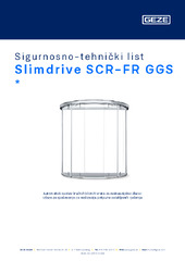 Slimdrive SCR-FR GGS  * Sigurnosno-tehnički list HR