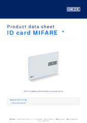 ID card MIFARE  * Product data sheet EN