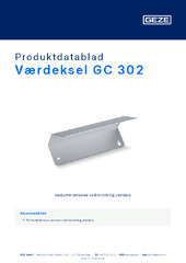 Værdeksel GC 302 Produktdatablad NB