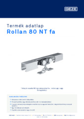 Rollan 80 NT fa Termék adatlap HU