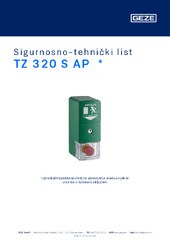 TZ 320 S AP  * Sigurnosno-tehnički list HR