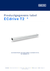 ECdrive T2  * Productgegevens tabel NL