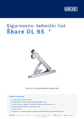 Škare OL 95  * Sigurnosno-tehnički list HR