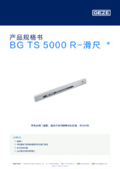 BG TS 5000 R-滑尺  * 产品规格书 ZH