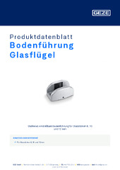Bodenführung Glasflügel Produktdatenblatt DE