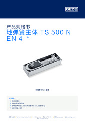 地弹簧主体 TS 500 N EN 4  * 产品规格书 ZH